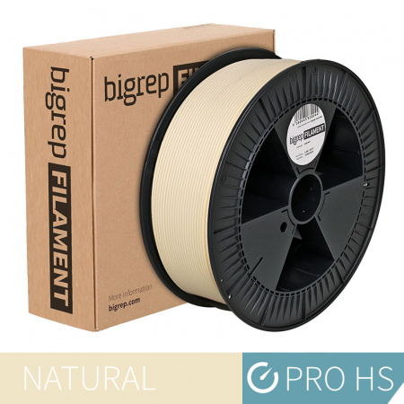 Pro HS Пластик BigRep, 2.85 мм, Молочный, 4.5 кг.