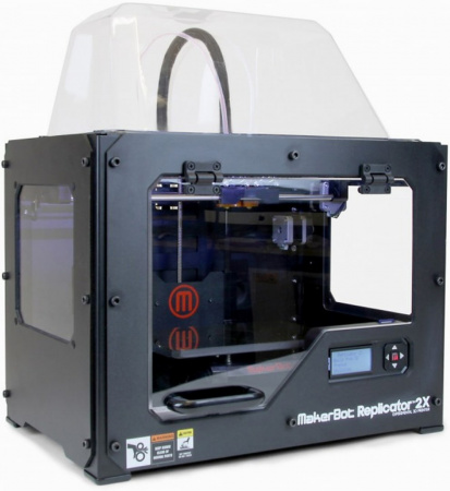 Изображение 3D принтер MakerBot Replicator 2X который можно купить в интернет-магазине 3DSYSTEM в Москве