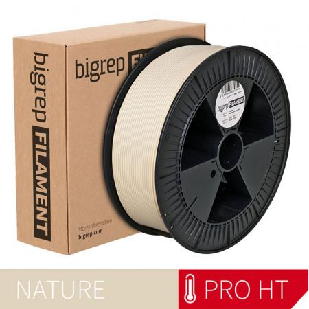 Pro HT Пластик BigRep, 2.85 мм, Молочный, 2.5 кг.