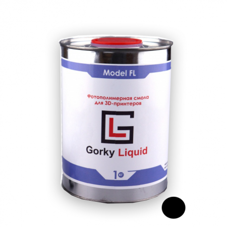 Фотополимерная смола Gorky Liquid "Model FL", черный, 1 кг