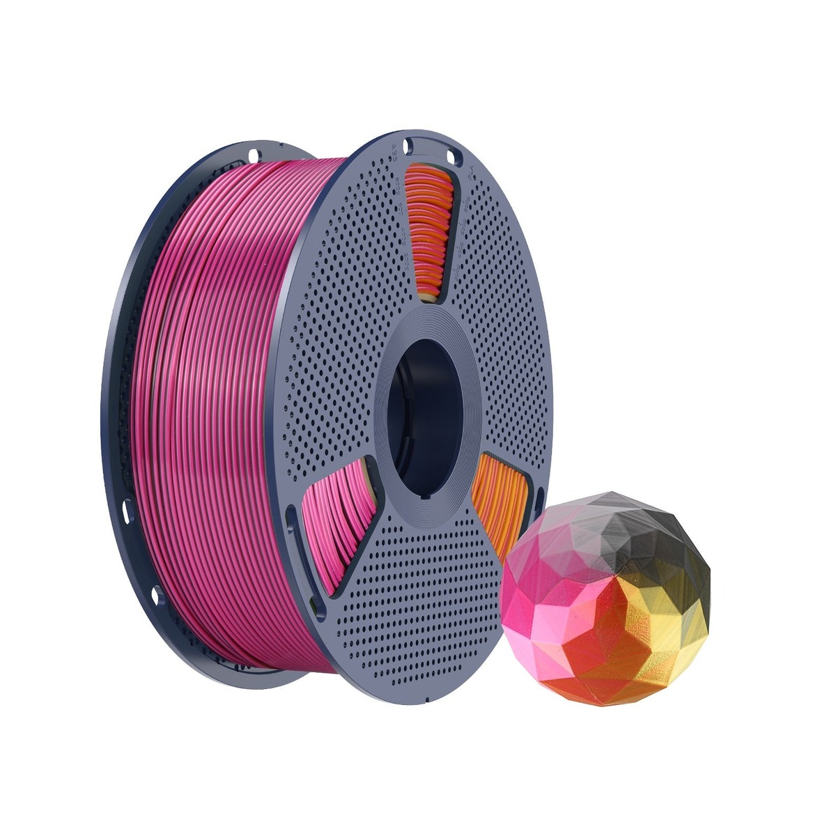Пластик SILK PLA+ DUAL COLOR SUNLU для 3D принтера 1,75 1 кг
