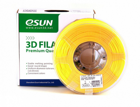 ABS пластик ESUN, 1.75 мм, желтый, 1 кг