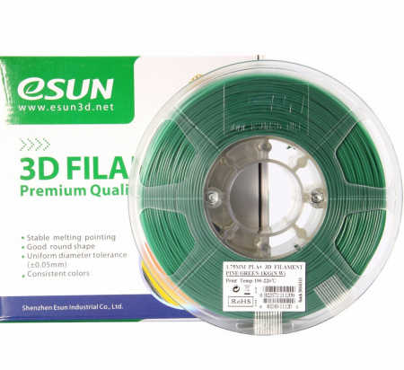 PLA+ пластик ESUN, 1.75 мм, сосновый, 1 кг