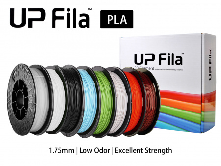 Изображение UP Fila Premium PLA, 1.75 мм, натуральный, 1 кг (500 г * 2) который можно купить в интернет-магазине 3DSYSTEM в Москве
