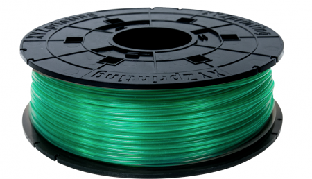 PLA пластик XYZprinting, 1.75 мм, прозрачно-зеленый, NFC, 600 гр.