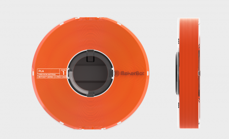 PLA Precision пластик MakerBot, 1.75 мм, оранжевый, RFID, 750 г
