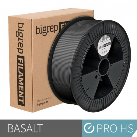 Pro HS Пластик BigRep, 2.85 мм, Базальт, 8 кг.