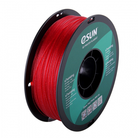 eTwinkling-PLA пластик ESUN, 1.75 мм, красный, 1 кг