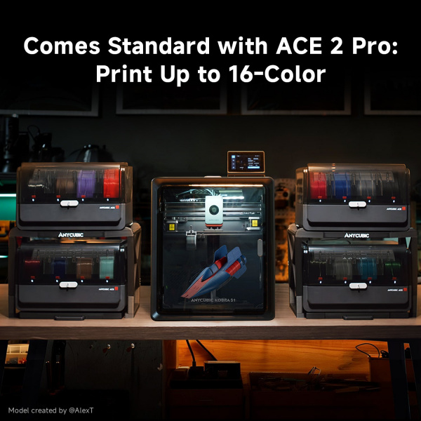 картинка 3D принтер Anycubic Kobra S1 ACE 2 Pro Combo