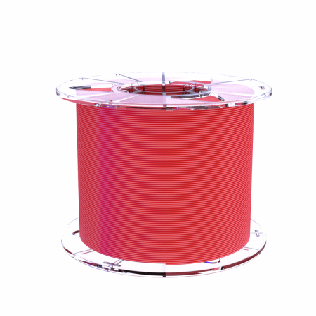 ABS пластик CyberFiber, 1.75 мм, красный, 2.5 кг