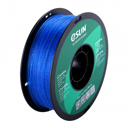 eTwinkling-PLA пластик ESUN, 1.75 мм, синий, 1 кг