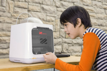 Изображение 3D принтер XYZPrinting da Vinci Nano W (белый) который можно купить в интернет-магазине 3DSYSTEM в Москве