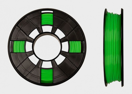 PLA пластик MakerBot, 1.75 мм, неоновый зеленый, 220 гр.