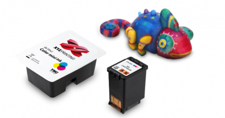 Изображение Картридж XYZprinting Da Vinci Color Mini с чернилами CMY (3в1) который можно купить в интернет-магазине 3DSYSTEM в Москве