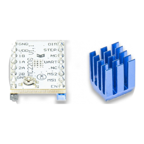 Драйвер шагового двигателя TMC2208 V1.1 для 3D принтера