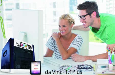 Изображение 3D принтер XYZPrinting da Vinci 1.1 Plus который можно купить в интернет-магазине 3DSYSTEM в Москве