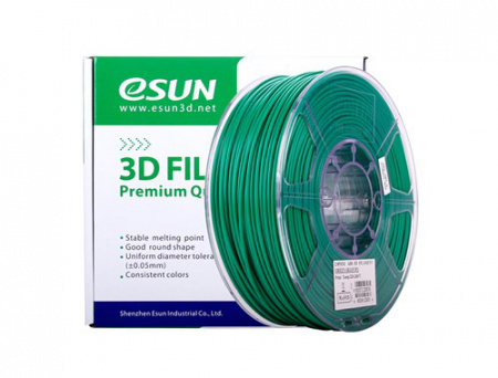 ABS пластик ESUN, 1.75 мм, зеленый, 1 кг