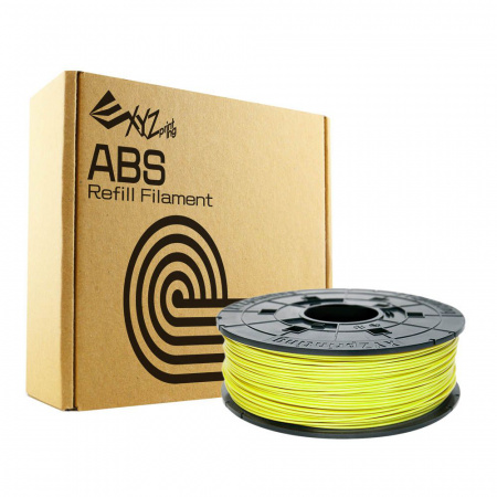 Пластик для картриджа ABS XYZPrinting, темно желтый, 600 гр.